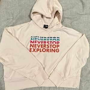 North Face Women’s Cropped Hooded Sweatshirt Size M NWOT